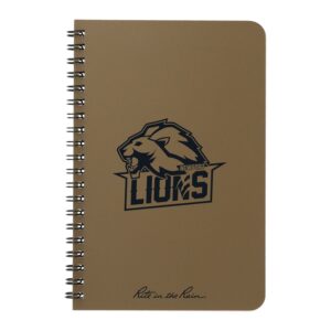 Branded 4.6” x 7” Rite in the Rain Side Spiral Notebook Tan