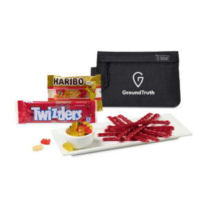 Branded You’re Appreciated Sustainable Snack Pack Black