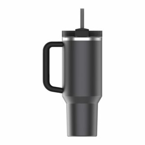 Branded Stanley Quencher H2.O FlowState™ Tumbler 40 oz Black Glow