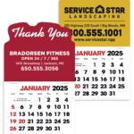 Custom Branded Standard Stick up Calendar