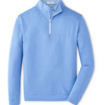 Custom Branded Peter Millar Quarter Zips - Blue Sea