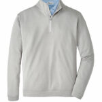 Custom Branded Peter Millar Quarter Zips - Gale Grey