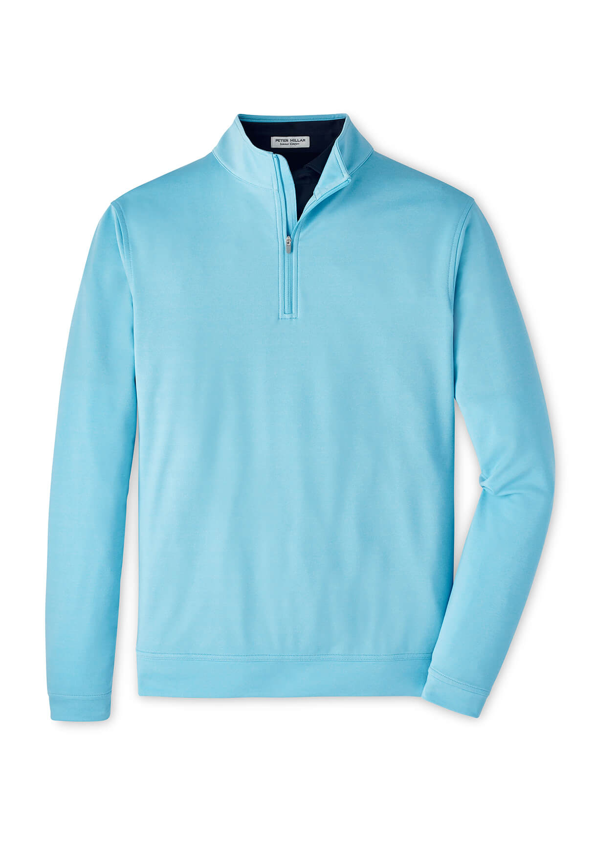 Custom Branded Peter Millar Quarter Zips - Maya Blue