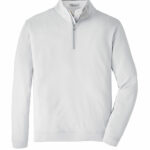 Custom Branded Peter Millar Quarter Zips - British Grey