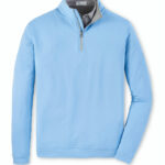 Custom Branded Peter Millar Quarter Zips - Cottage Blue