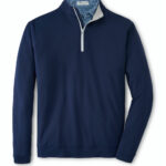 Custom Branded Peter Millar Quarter Zips - Navy