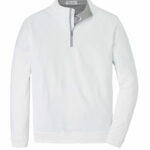 Custom Branded Peter Millar Quarter Zips - White