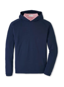 Branded Men’s Peter Millar Pine Performance Hoodie Navy