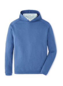 Branded Men’s Peter Millar Pine Performance Hoodie Sport Navy