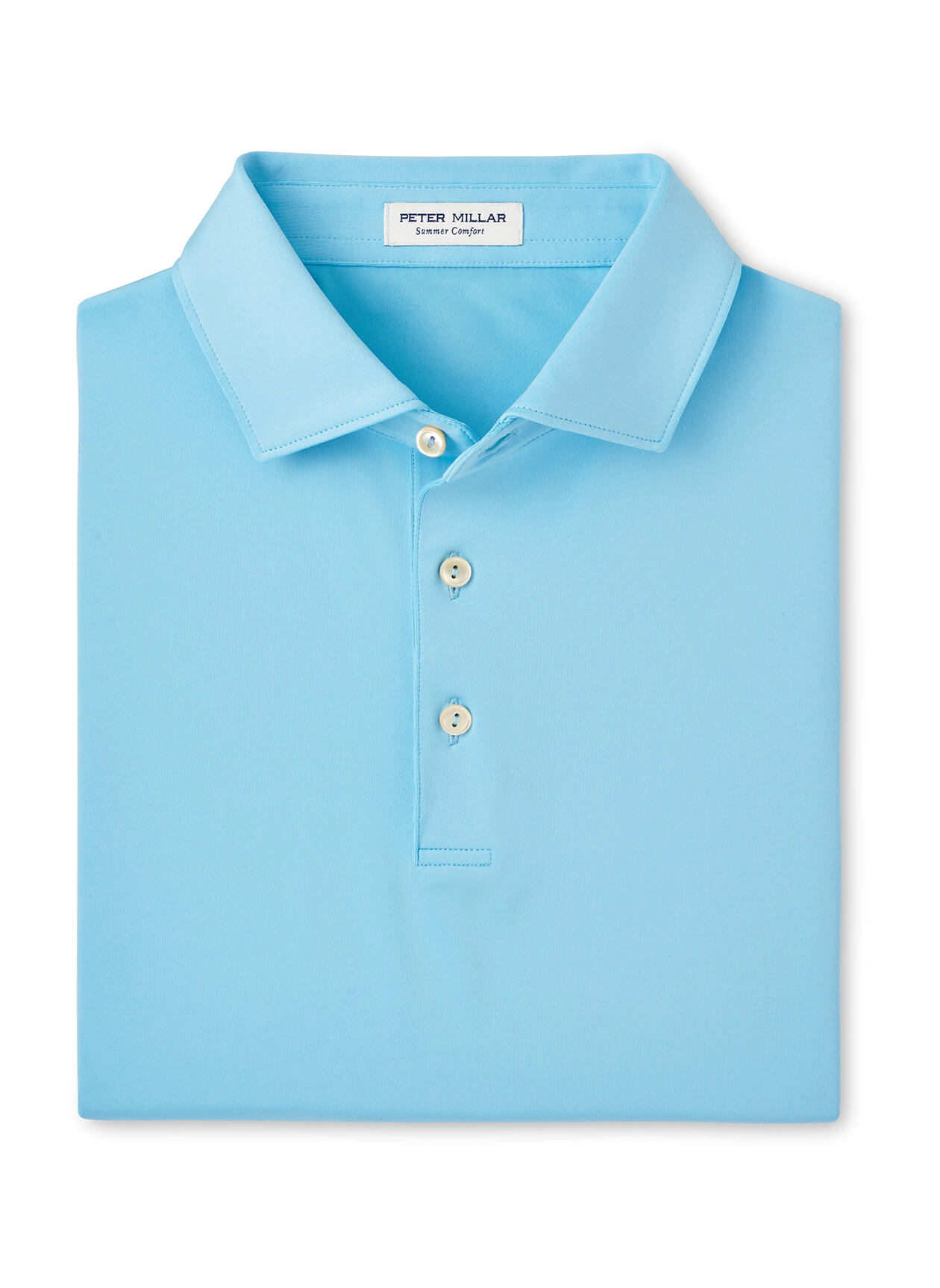 Custom Branded Peter Millar Polos - Maya Blue