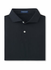 Branded Peter Millar Men’s Soul Performance Mesh Polo SP25 Black