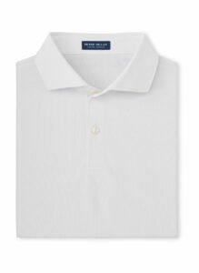 Branded Peter Millar Men’s Soul Performance Mesh Polo SP25 White