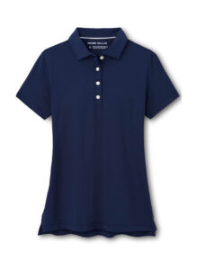 Branded Peter Millar Women’s Button Polo Navy