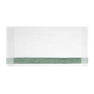 Branded Devant Caddy Towel White w/ Hunter Green