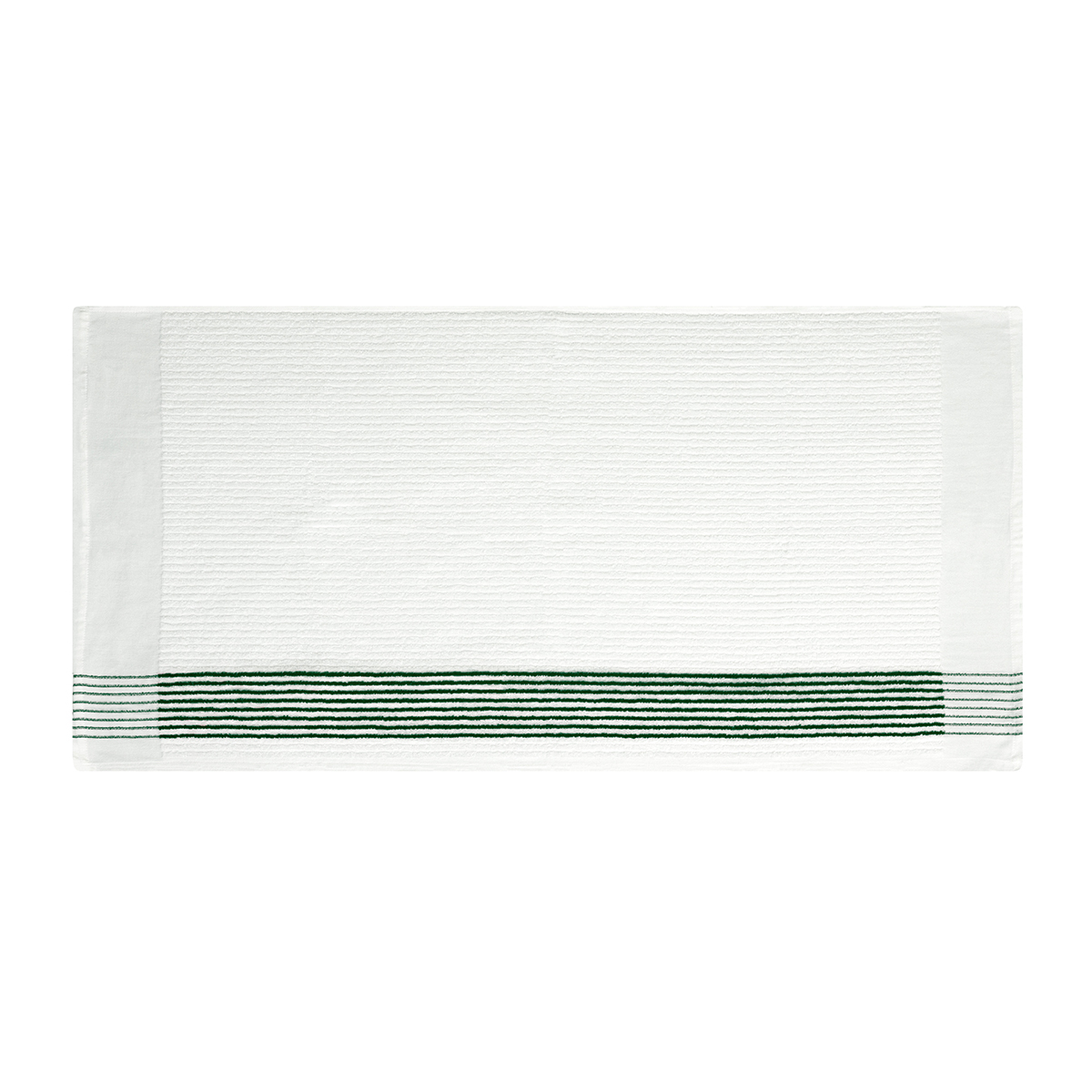 Custom Branded Devant Caddy Towel - White w/ Hunter Green