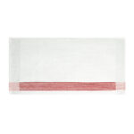 Custom Branded Devant Caddy Towel - White w/ Red