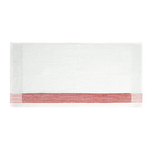 Branded Devant Caddy Towel White w/ Red