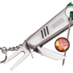 Custom Branded Golf Tool Keyholder - Silver