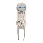 Custom Branded Ahead Switchfix Divot Repair Tool - White/Orange