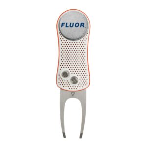 Branded Ahead Switchfix Divot Repair Tool White/Orange