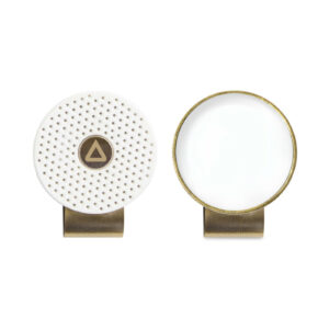 Branded Ahead Switchfix Hat Clip White/Antique Brass